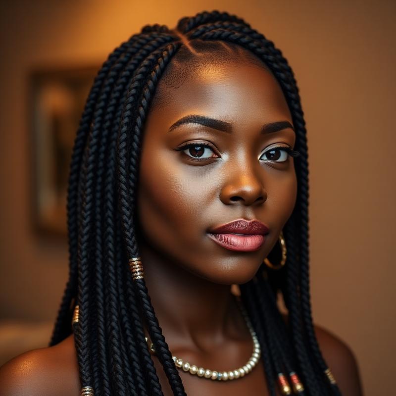 Half Cornrow Half Braids